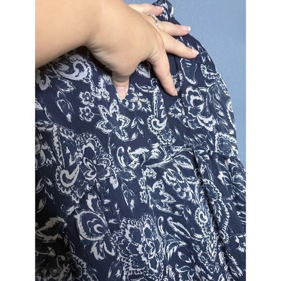 Abercrombie & Fitch Baby Doll Tank Top Floral Y2k Juniors Size Small Preppy - Picture 3 of 7